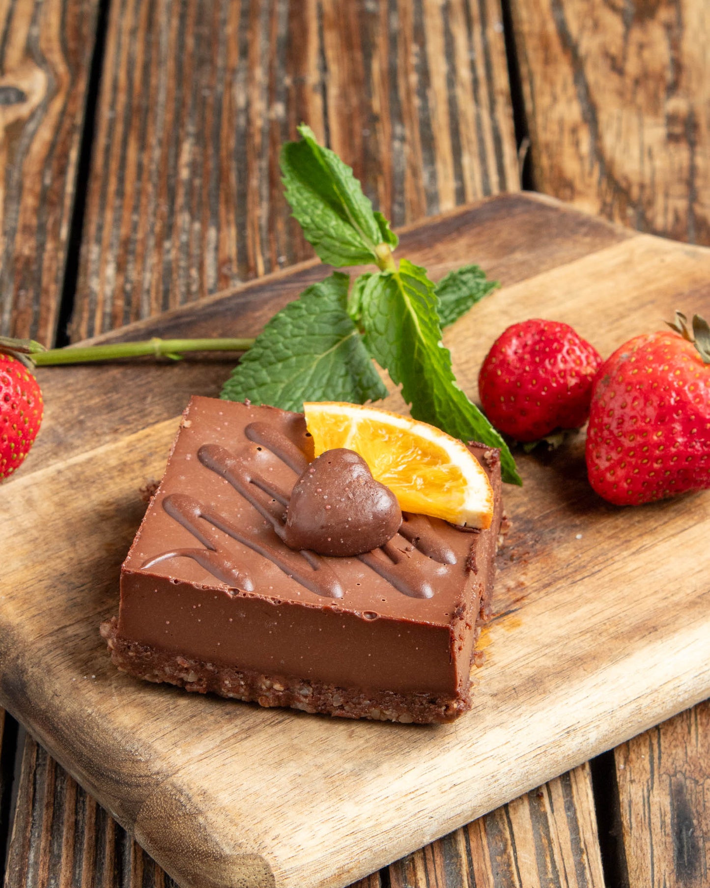 Vegan Raw Chocolate Orange Cake