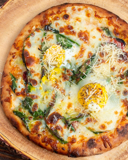 Eggs Florentine Pizza