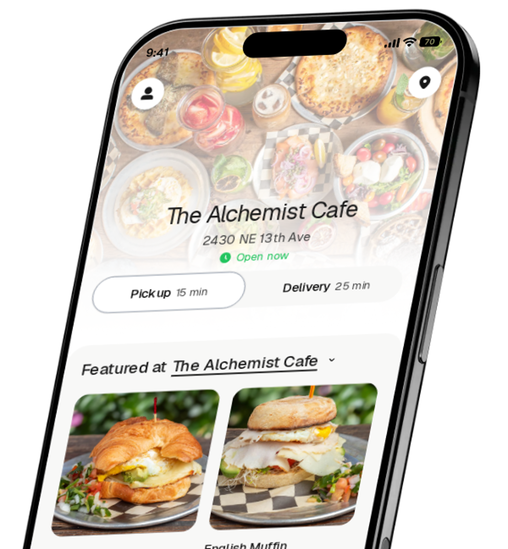 The Alchemist Cafe app preview
